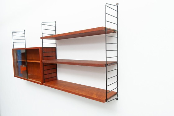 Image 1 of String wall shelf by Kajsa & Nisse Strinning, 1950s