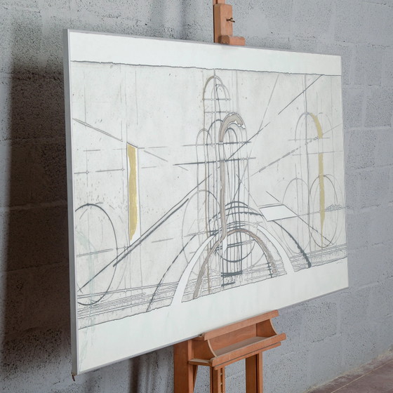 Obra de arte en la técnica de Walter Valentini – Pinturas y dibujos, Metal (photo 3 of 12)