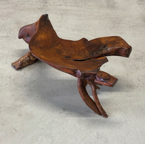 Image 1 of Vintage brutalist wabi-sabi coffee table