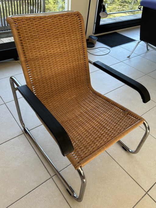Fauteuil en rotin Thonet s35