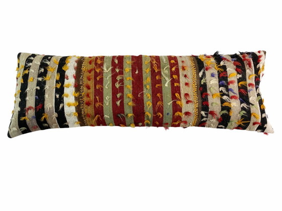 Image 1 of Unique Kilim & Carpet Cushion Cover – 120 x 40 cm
