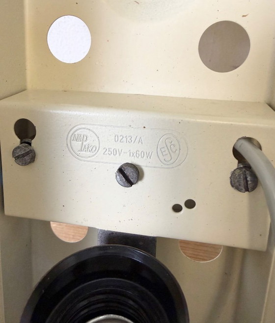 Image 1 of Applique ou plafonnier vintage en verre de Napako, années 1970