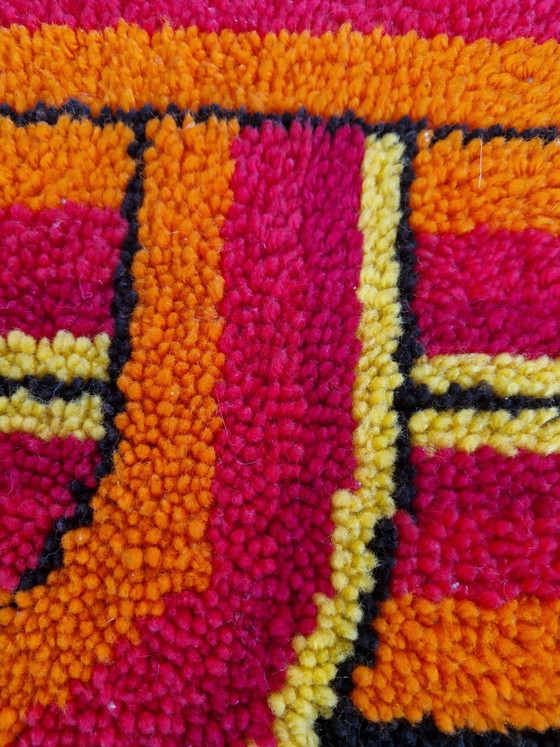 Vintage Space Age Wall Hanging – Wall decoration, Textile, Wool (photo 3 of 7)