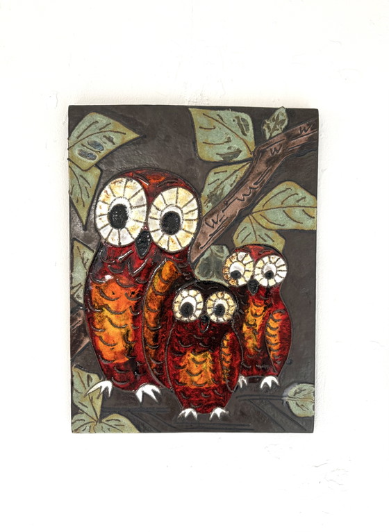 2x Ceramic Wall Tile, Ruscha Keramik ‘60 – Wall decoration (photo 6 of 10)