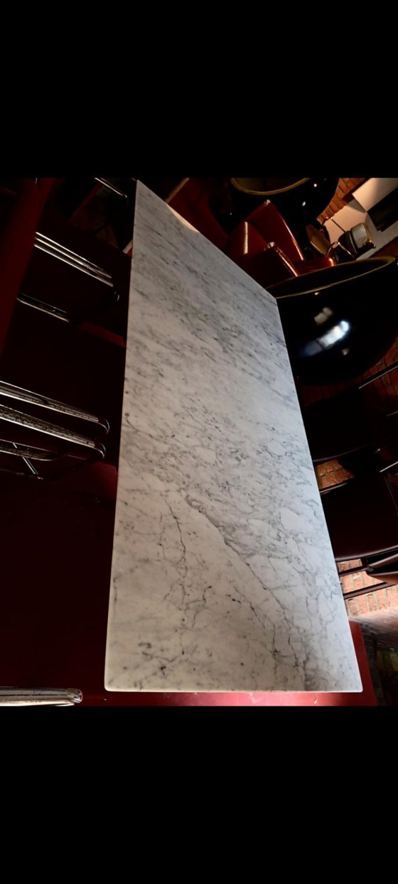 Image 1 of Italian marble dining table