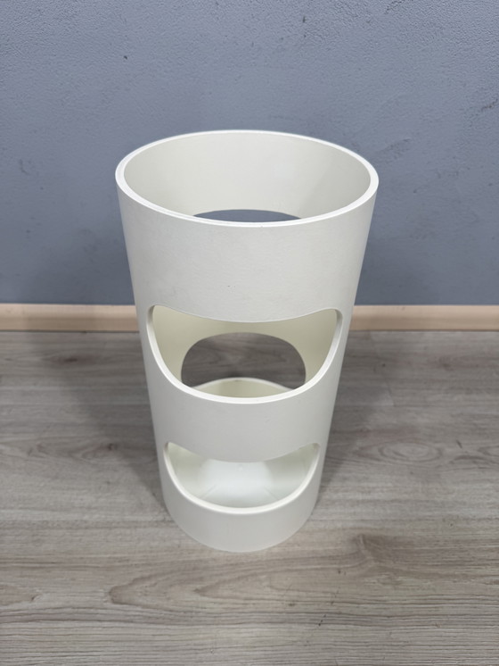 Image 1 of Paragüero de mediados de siglo, de estilo espacial: diseño de plástico de la década de 1960