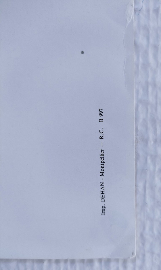 Image 1 of Manifesto di Gilles Dupuy, mostra di Parigi 1986