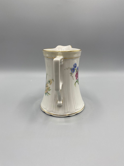 Lattiera in porcellana di Limoges con decorazione a tulipani – decoratieve objecten, Porcelain, Gold, Art Deco (photo 2 of 7)