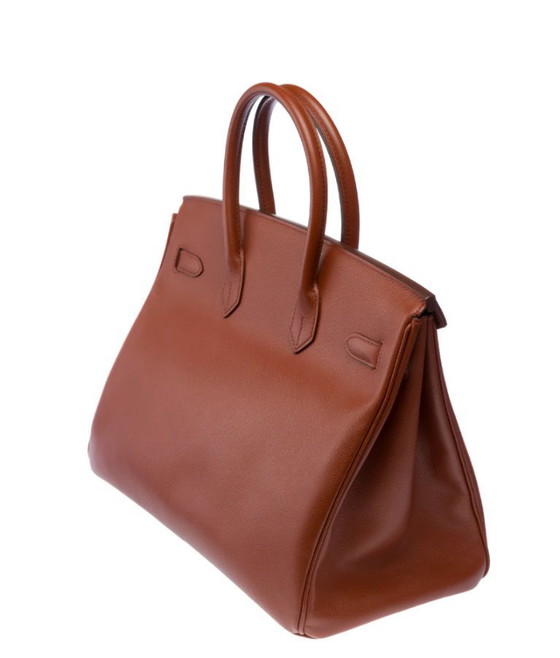 Image 1 of Borsa HERMES Birkin 35 in cuoio marrone - 103214