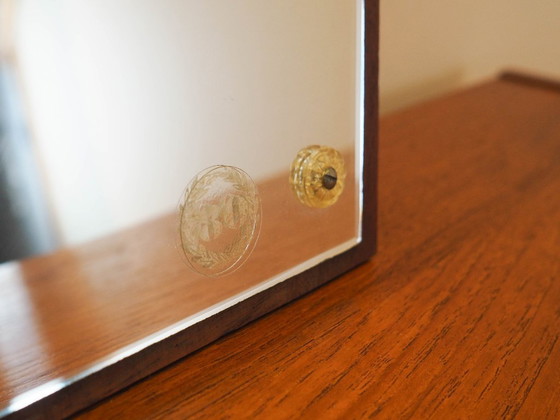 Image 1 of Specchio con cornice in legno, design danese, anni '80, prodotto in Danimarca