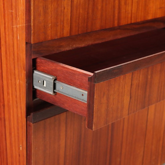 Buffet des années 1960 en bois et marbre – Buffet bas, Wood (photo 6 of 12)