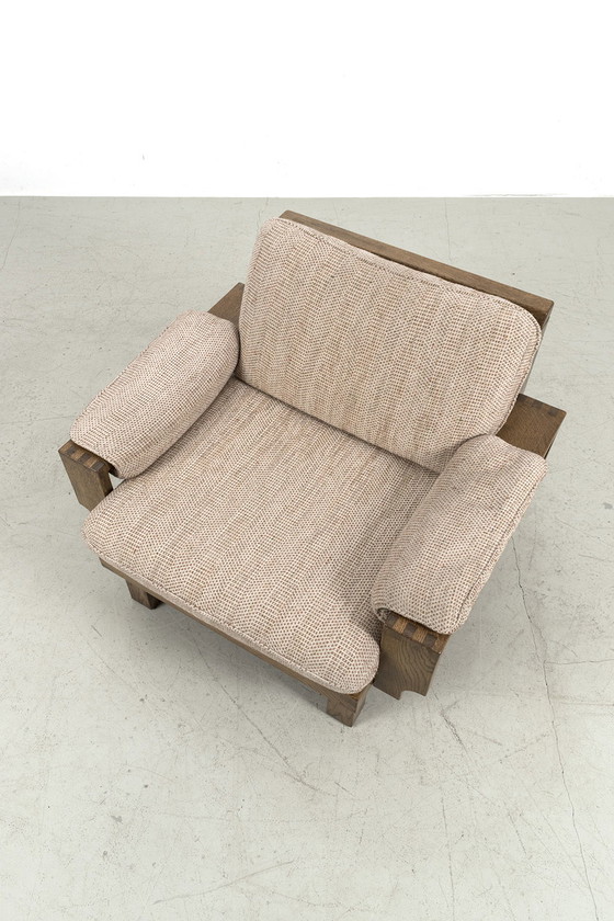 Image 1 of Vintage Brutalistische fauteuil