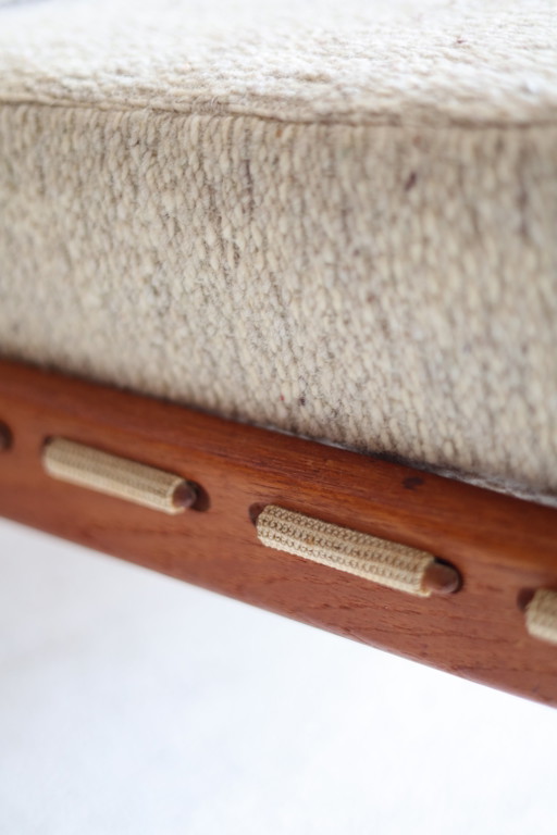 Set di 2 poltrone danesi vintage anni '50/'60 – fauteuils, Wood, Textile (photo 2 of 8)