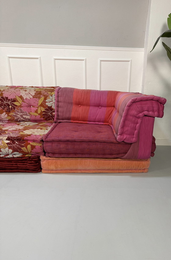 Image 1 of Roche Bobois Mah Jong Designer Sofa Fabric Couch MahJong Lounge