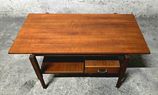 Vintage 60's Teak Drawer Coffee Table