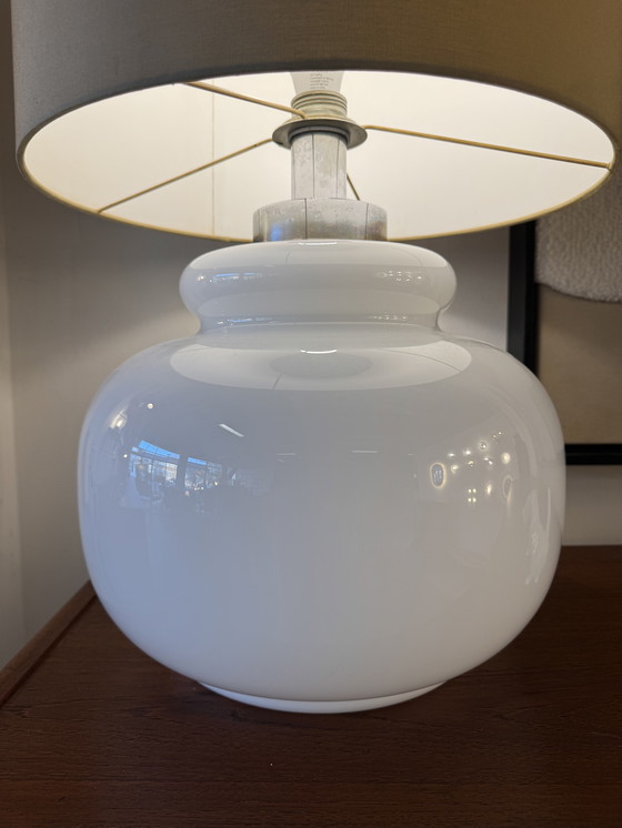 Image 1 of Glashütte Limburg Modello A783 – Lampada da tavolo in vetro opalino XL