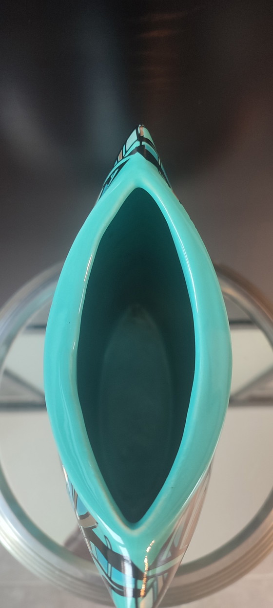 Image 1 of Steuler Keramik vaas uit de jaren 60-70, gesigneerd met Steuler design.