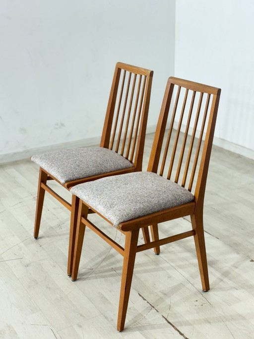 Chaises de salle à manger Hellerau / lot de 2 chaises vintage – années 1960