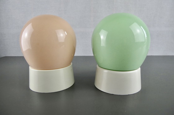 Image 1 of Plafoniera Thabur, 2x in rosso e verde