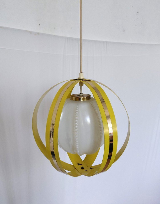 Image 1 of Zestiger jaren space age hanglamp 