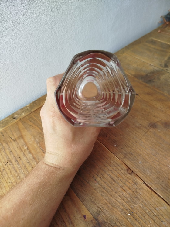 Image 1 of Luminarc - Windsor Rubis - vintage vase - 1970s