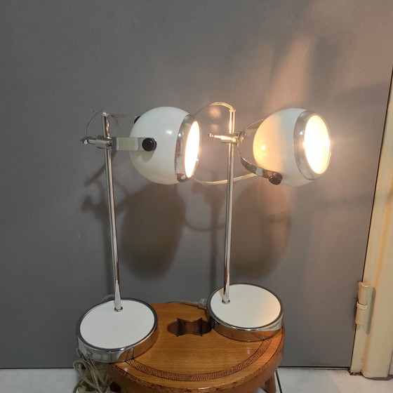 Image 1 of 2x Eye Ball Lamps