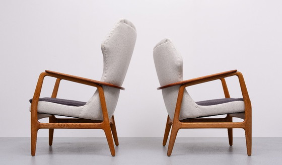 Image 1 of Arnold Madsen y Henry Schubell, par de sillones orejeros Bovenkamp Holanda 1960