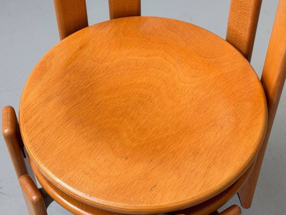 Image 1 of Set aus 4 Rey Stühle (Modell 3300) von Bruno Rey für Dietiker, 1980er Jahre