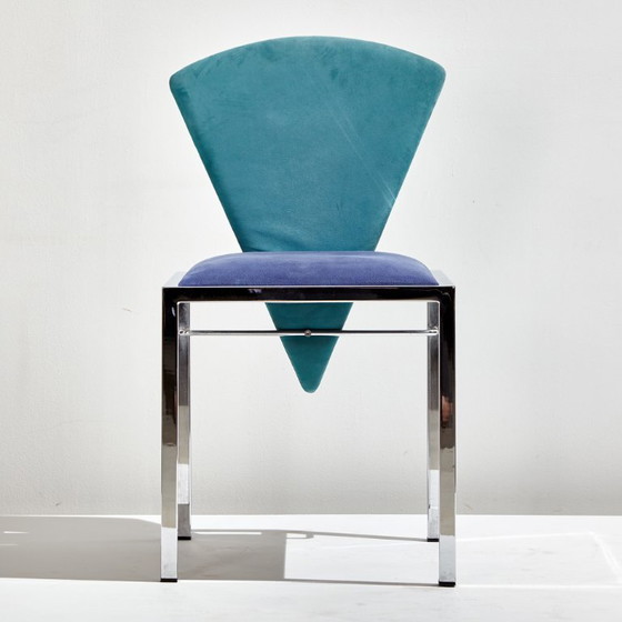 Image 1 of MK10080 Sedie Omaggi di Salvati & Tresoldi per Saporiti Italia, set da 4