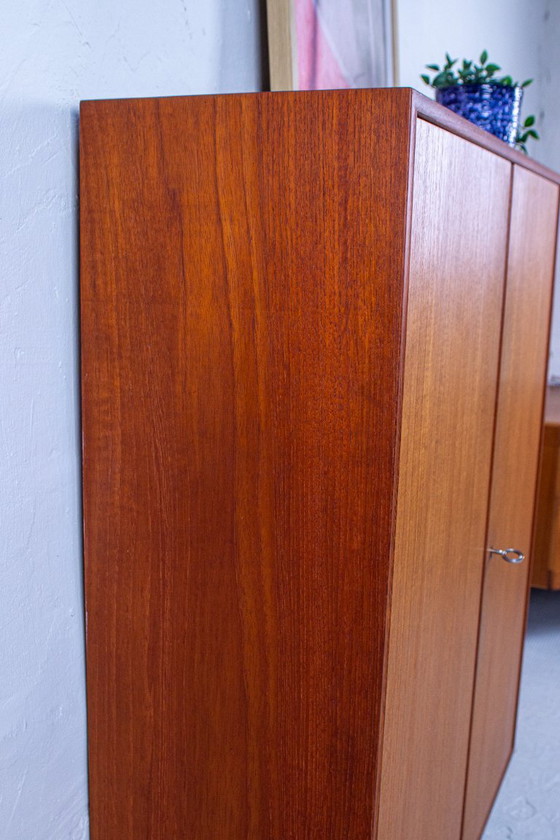 Image 1 of Vintage highboard cabinet chest of drawers sideboard Mid Century Danish