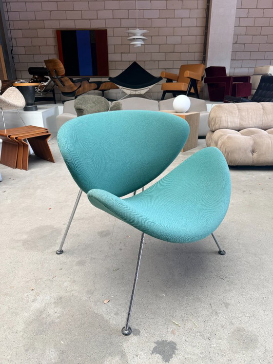 Rodaja de naranja Artifort (verde) – Sillones, Textile, Metal (photo 2 of 12)