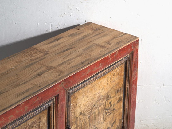 Credenza antica dipinta in olmo – Cina, circa 1950 – Credenze, Iron (photo 15 of 40)