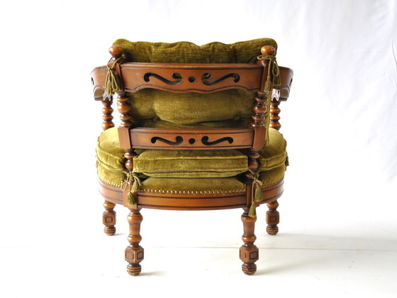 Image 1 of Vintage Giorgetti's damesstoel met originele bekleding