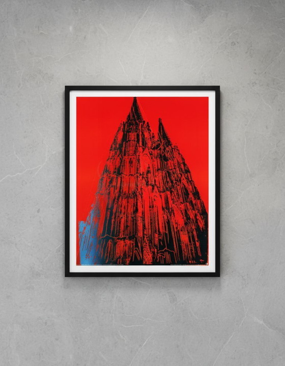 Image 1 of Warhol, Andy - Cologne Cathedral (red) - Art print
