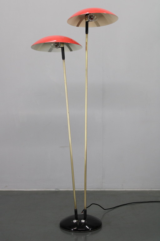 1970s Rare Midcentury Floor Lamp Drukov, Czechoslovakia