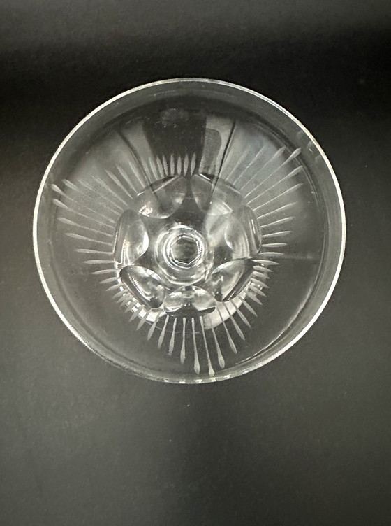 Image 1 of 6 x West Germany Likeurglazen Kristal 60s