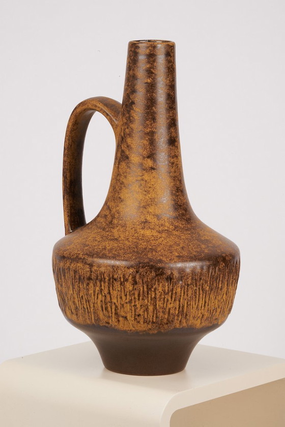Image 1 of Fritz Van Daalen ceramic vase. Mid-century