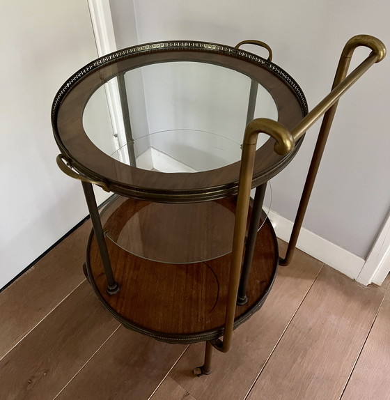 Image 1 of Carrello dei drink in stile Hollywood Regency