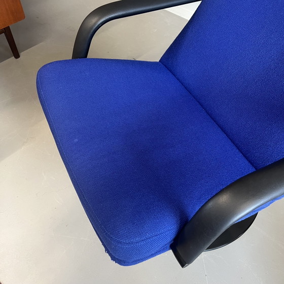 Vintage Swivel Armchair •Artifort• model F142 – Textile, Metal (photo 6 of 15)