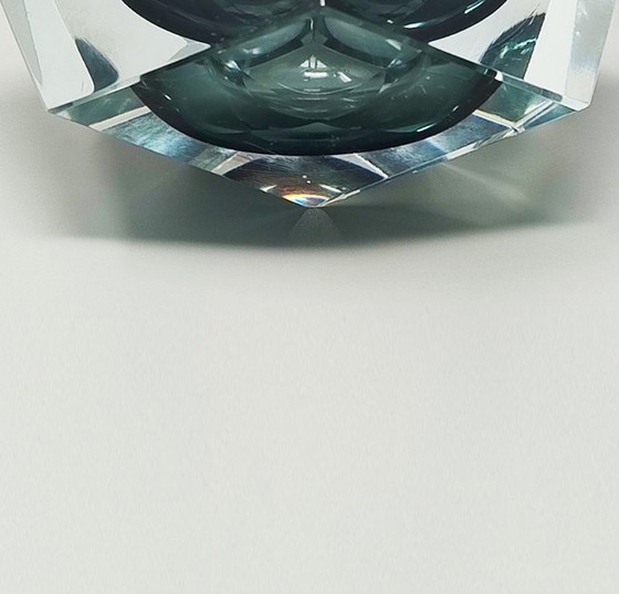 Image 1 of 1960s Astonishing Grey Ashtray or Catch-All By Flavio Poli for Seguso