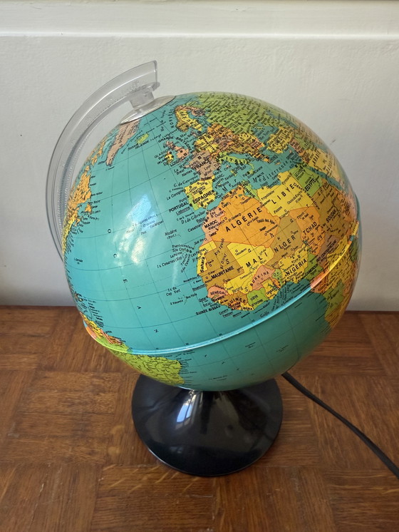 Image 1 of Antique illuminated globe