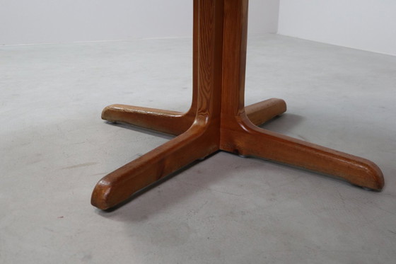 Image 1 of Scandinavian solid pine extendable dining table