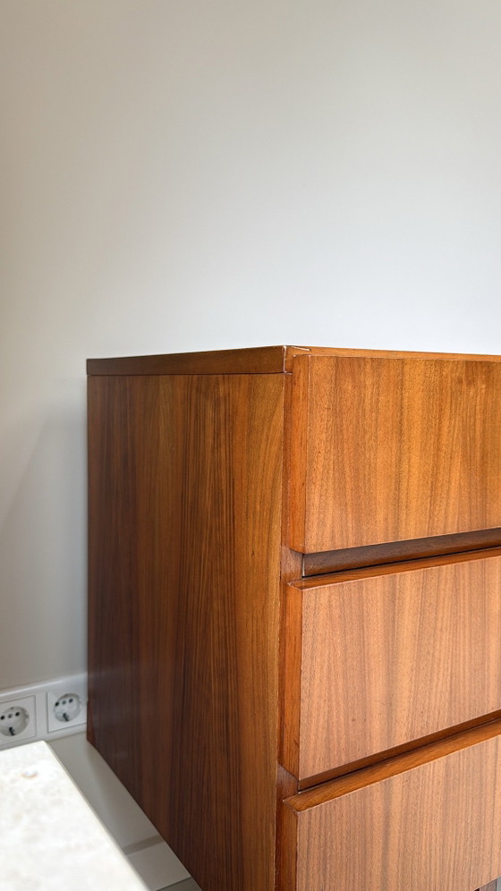 Vintage Teak Wooden Sideboard, Brown (photo 8 of 11)