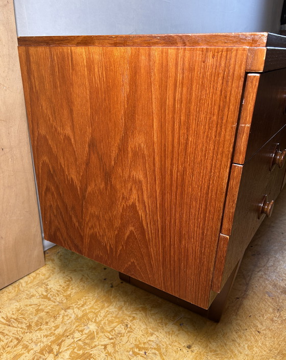 Image 1 of Mid-Century Retro Vintage Teak Sideboard by Beautility – 1960 Stylish & Functional | Cocktail Cabinet | British Craftsmanship