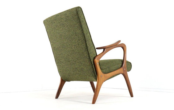 Image 1 of fauteuil vintage rembourré style milieu du siècle