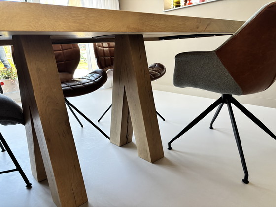 Image 1 of Oak dining table