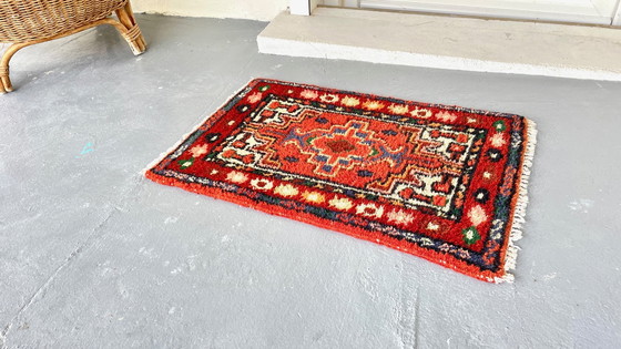 Image 1 of Vintage rug - 40cm x 62cm