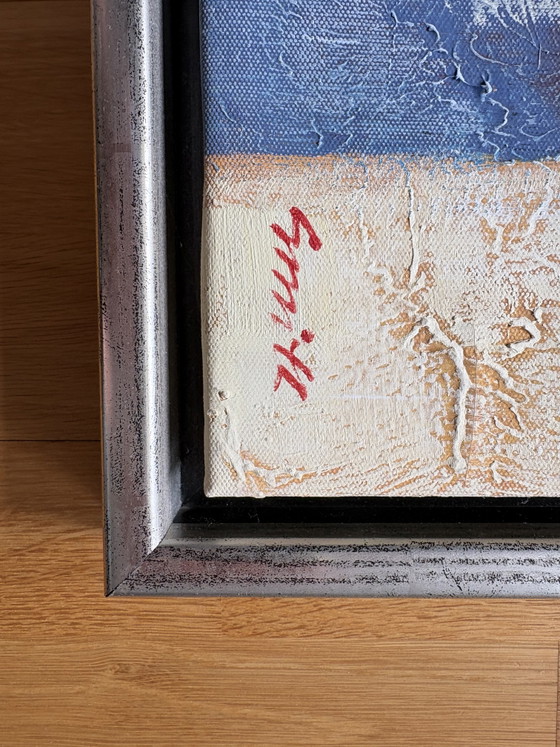 Pittura lirico-astratta, acrilico su tela, artista Pedrite e Smith – Dipinti e disegni, Wood, Canvas (photo 7 of 10)
