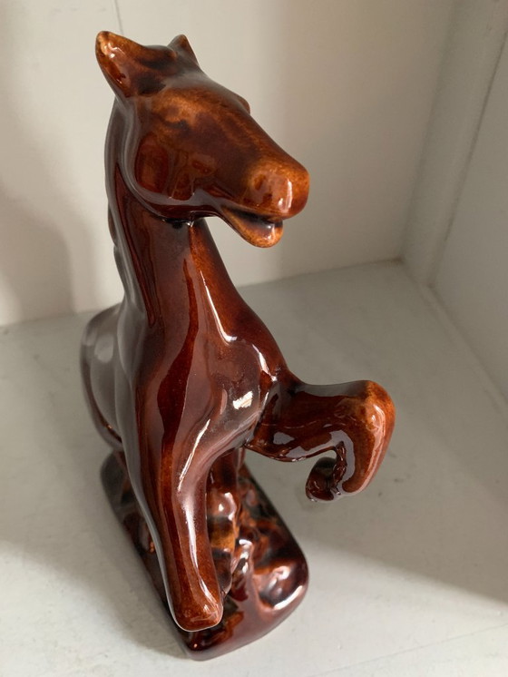 Image 1 of Horse statue - 'Schreurich' - Ceramic - Vintage - 1960s - West Germany