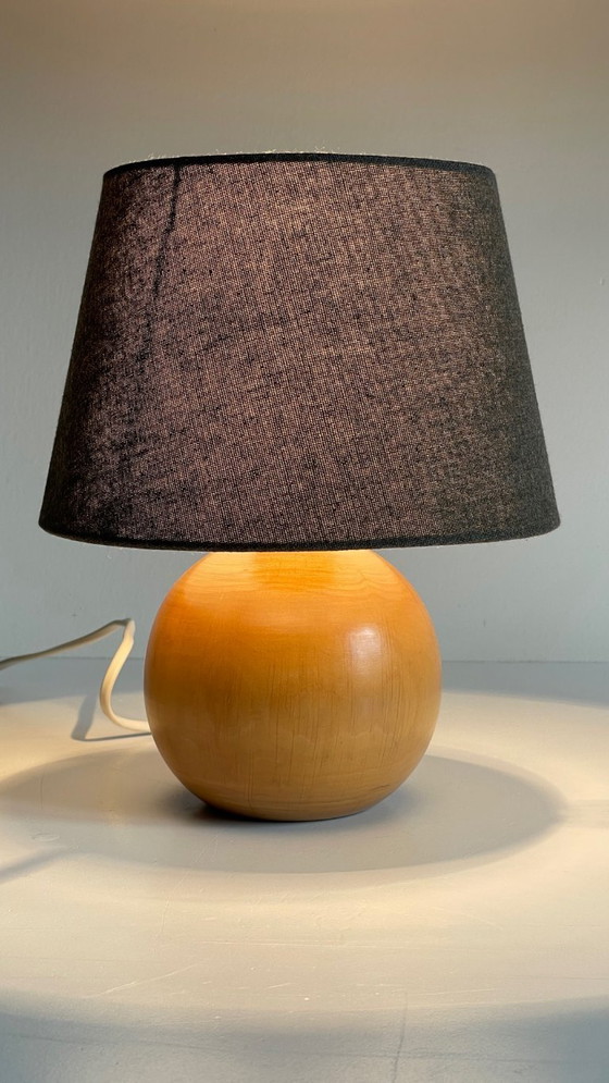 Image 1 of Metrolight Vintage Solid Wood Lamp